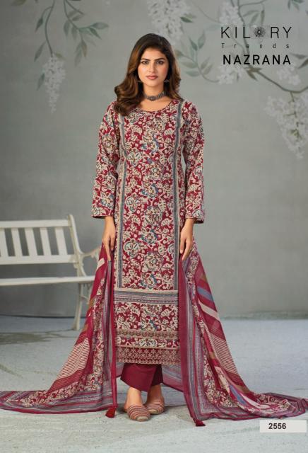 Kilory nazrana cotton dress materials wholesale online  - wholesale export